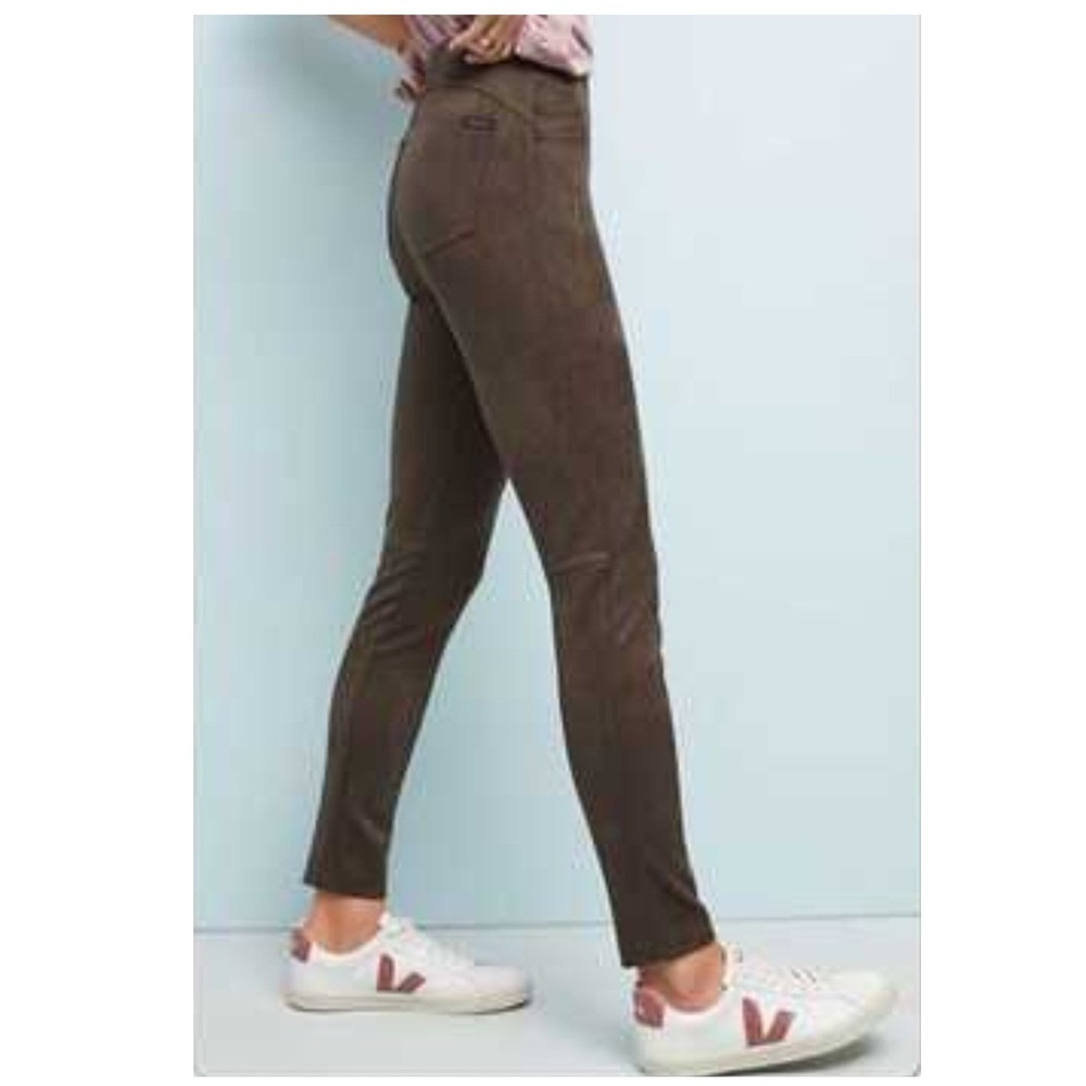 Sanctuary x Anthropologie Womens Size S Faux Suede Mona Skinny Leggings New
